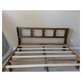 Queen Size Wooden Bed Frame with Headboard
