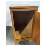 Pair of Vintage Wooden Side Tables with Storage
