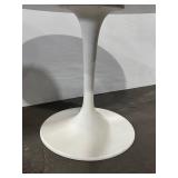 Round Tulip Style Dining Table - White
