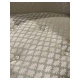 Pair of Vintage Armchairs with Patterned Fabric Upholstery