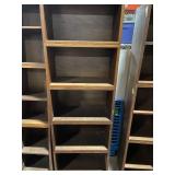 Set of 3 Wooden Bookshelves - 6 Feet Tall