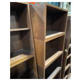 Set of 3 Wooden Bookshelves - 6 Feet Tall