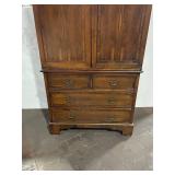 Hekman Wooden Armoire with Drawers
