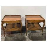 Pair of Vintage French Provincial Side Tables