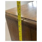 Vintage Wooden Writing Desk with Foldable Top