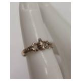 Unique Sterling Silver Turtle Design Adjustable Ring