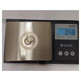 Sterling Silver Small Hoop Earrings 0.48g