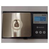 Vintage Sterling Silver Buddha Charm Pendant .925