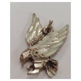 Sterling Silver Eagle Pendant Detailed Design