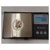 Sterling Silver Eagle Pendant Detailed Design