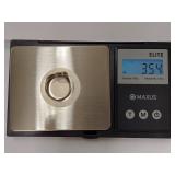 Elegant Abstract Sterling Silver Ring