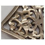 Vintage Elegant Intricate Sterling Silver .925 Pendant
