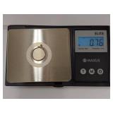 Sterling Silver Ring with Ruby Solitaire