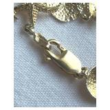 Exquisite 7-inch 14K Gold Ocean Themed Tennis Bracelet (9 grams)