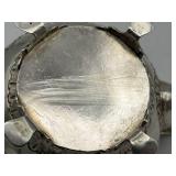 Antique Early 19th Century (1821) James Scott Dublin Irish Sterling Silver Claw Footed Tea Pot (Crowned Harp Hallmark) with Sugar Bowl & Cream Jug (1,624 grams Total Weight)