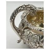 Antique Early 19th Century (1821) James Scott Dublin Irish Sterling Silver Claw Footed Tea Pot (Crowned Harp Hallmark) with Sugar Bowl & Cream Jug (1,624 grams Total Weight)