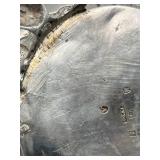 Antique Early 19th Century (1821) James Scott Dublin Irish Sterling Silver Claw Footed Tea Pot (Crowned Harp Hallmark) with Sugar Bowl & Cream Jug (1,624 grams Total Weight)