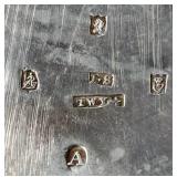 Antique Early 19th Century (1821) James Scott Dublin Irish Sterling Silver Claw Footed Tea Pot (Crowned Harp Hallmark) with Sugar Bowl & Cream Jug (1,624 grams Total Weight)