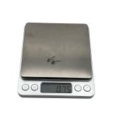 Vintage Princess Cut Diamond Earrings Set in 18K White Gold (WIC 18K Stamp) (.7 Grams Total Weight)