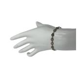 Vintage 7-inch 925 Sterling Silver Heart Shaped Bracelt (3.8 Grams)