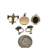 Vintage Fractional Gold Jewelry Lot