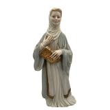 Rare 1970 Cybis 14" Bisque Porcelain Katharine Hepburn Queen Eleanor of Aquitaine Figurine #574