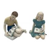Vintage Royal Doulton "Alice" (HN2758) & Treasure Island Boy (HN2243)