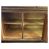 Vintage Pennsylvania House Cherry Dining Room Hutch & Base Buffet Cabinet (72" x 44" x 20")