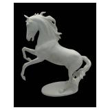 Vintage Kaiser (Germany) Porcelain White Stallion Designed by Gerhart Bachmann - 11" Tall