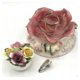 Neat Vintage Porcelain Collection - Coalport, Lenox, Commodore Candle Holders, Enesco, and More!
