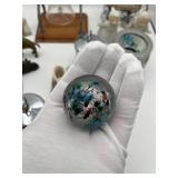 Wonderful Vintage Collectibles Lot including Royal Worcester (England) Egg Coddlers, Brass Camels, Exotic Paperweight, and More!