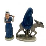 Vintage Goebel "Flight into Egypt" Mary and Infant Jesus (7" tall) with St. Joseph
