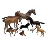 Vintage Porcelain Horse Lot - Hagen Renaker (9.25" Tall), Cybis, Mortens Studio and More!