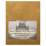 Wonderful Nancy Brenny Autographed Photography Collection with 9.5" x 11.5" Frames