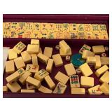 Vintage Mahjong "Chinese Game of Four Winds"
