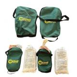 Over 50 lbs. of Reclaimed Lead Shot with Caldwell Carrying Bags