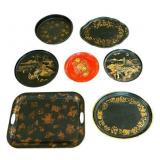 Antique Japanese Lacquer Trays and More!