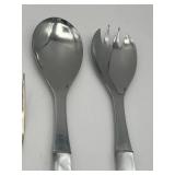 Vintage Stainless Steel Flatware including Inox (France) Mother of Pearl, Nicht Rostend, Weighted Sterling Handle Serving Fork, and More!