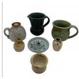 Beautiful Mix of Stoneware Pottery (Tallest Piece is 5")