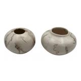 Vintage Horsehair Pottery Lot - Signed 