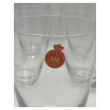 Lot of 8 Vintage Per Lutken Holmgaard 5-inch Drinking Glasses