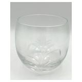 Lot of 8 Vintage Etched Cocktail Glasses