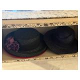 Vintage Street Smart Red Wool Bollman Hat, Hat Display Case, and More!