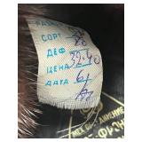 Vintage USSR CCCP Mink Fur Hat