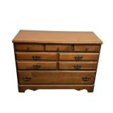 Vintage Solid Wood Dresser (41" W x 30" T x 18" D)