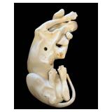 RARE Vintage Llardo #1067 10-inch Old Dog Porcelain Retired Figurine