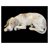 RARE Vintage Llardo #1067 10-inch Old Dog Porcelain Retired Figurine