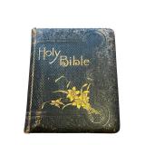 Antique 1881 New and Old Testaments Large Print Bible Published by Cranston and Stowe