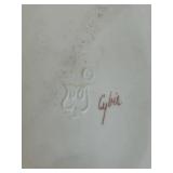 Vintage CYBIS Porcelain Ducks, Boehm Porcelain Rabbit at Rest, and Vintage Carved Sconce Wall Shelves