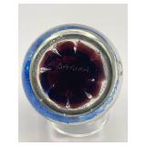 Vintage Limited Edition 1970 Caithess Terris & Holmes SATURN Paperweight No. 109/500 (2.5" Diameter) in Nice Condition